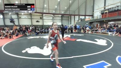 Girls Grades 3rd-5th FS - 80.8-88.4 Champ. Round 2 - Camryn Reeson, Mat Rats Rebooted Wrestling vs Malia Hector, Toro World Club