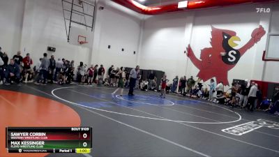 90 lbs Semifinal - Max Kessinger, Floyd Wrestling Club vs Sawyer Corbin, Western Wrestling Club