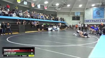 JV-7 lbs Round 3 - Carver Cecak, South Tama County vs Brennen Roberts, Benton Community