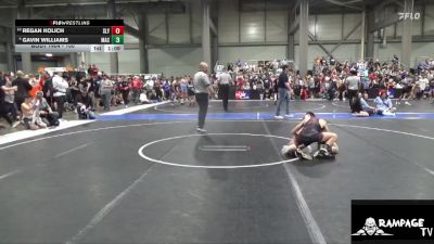 100 lbs Champ. Round 1 - Regan Kolich, Slyfox vs Gavin Williams, MAC