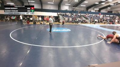 157 lbs Cons. Round 1 - Logan Hurwitt, Muhlenberg vs Garret Fowler, Messiah