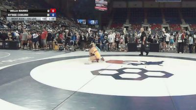 105 lbs Champ. Rd Of 16 - Bella Manno, Arizona vs Ny'Ree Coburn, Oklahoma