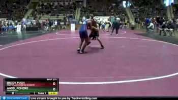 145 lbs Cons. Round 4 - Brody Pugh, Prattville Christian Academy vs Angel Romero, Montevallo