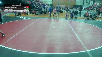 285 lbs Quarterfinal - Jude Beers, NEO vs Landen Brinkley, Carl Albert