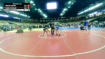 135 lbs Champ. Round 2 - Gracie Austin, Charlotte Hs vs Maria Peoples, Bartow Senior