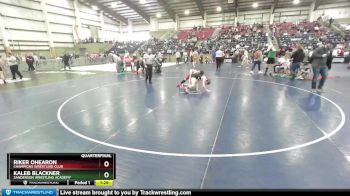 113 lbs Quarterfinal - Kaleb Blackner, Sanderson Wrestling Academy vs Riker Ohearon, Champions Wrestling Club