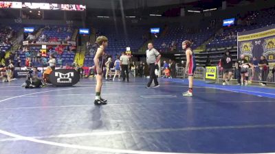 82 lbs Quarterfinal - Gavin Rush, Hempfield vs Nathan Morris, Spring Cove