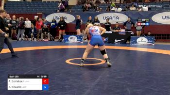 62 kg Consolation - Andrea Schlabach, Unattached vs Zoe Nowicki, Unattached