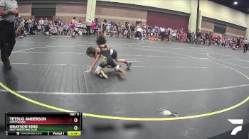 47 lbs Round 1 - Tetsuo Anderson, Unattached vs Grayson King, Holt Wrestling Club