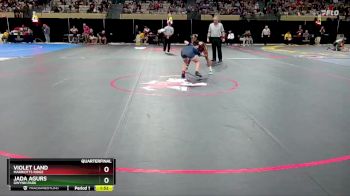 105 lbs Quarterfinal - Violet Land, Marriotts Ridge vs Jada Agurs, Gwynn Park