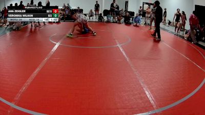 118 lbs Finals (8 Team) - Veronika Wilson, North Carolina Gold vs Ana Zeigler, Women Of The Uprising