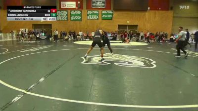 157 lbs Quarterfinal - Anthony Marquez, Santa Ana College vs Erinn Jackson, Moorpark College