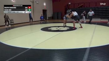 197 lbs 5th Place Match - Ralph Sanchez, Southeastern vs Kage Mir, Lander