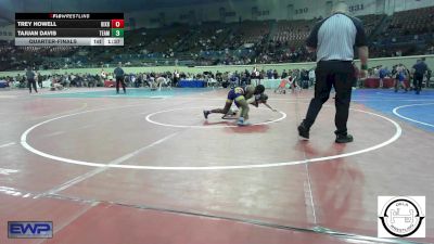 88 lbs Quarterfinal - Trey Howell, Bixby vs Tajuan Davis, Team Tulsa Wrestling Club