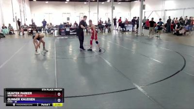 110 lbs Placement Matches (8 Team) - Hunter Parker, New York Blue vs Gunner Knudsen, Utah