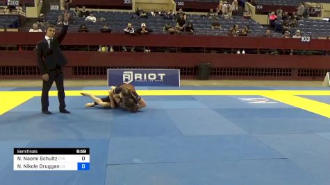 Nora Naomi Schultz vs Natasha Nikole Druggan 2024 Pan IBJJF Jiu-Jitsu No-Gi Championship