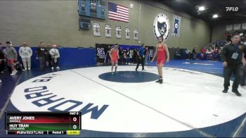 132 lbs Champ. Round 2 - Avery Jones, Oakdale vs Huy Tran, Atascadero