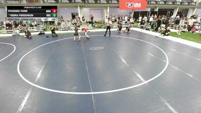 Junior Girls - 115 lbs Cons. Round 3 - Phoenix Fure, Minnesota vs Keira Ferguson, Wrestling With Character