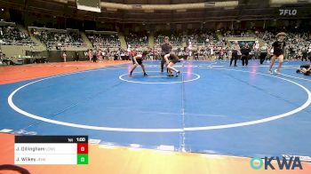 110 lbs Quarterfinal - Judah Dillingham, Lincoln Christian vs Jaxon Wilkey, Jenks Trojan Wrestling Club