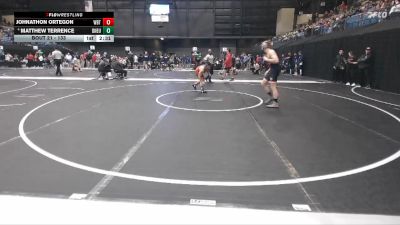 133 lbs Champ. Round 1 - Johnathon Ortegon, Wayland Baptist (Texas) vs Matthew Terrence, Doane University