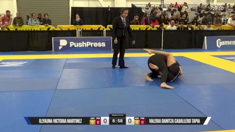 Valeria Danitza Caballero Tapia vs Illyauna Victoria Martinez 2025 World IBJJF Jiu-Jitsu No-Gi Championship