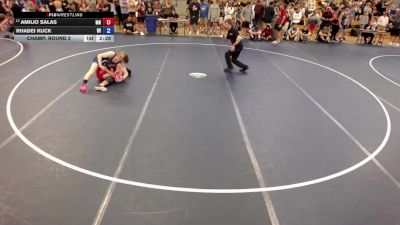 157 lbs Champ. Round 2 - Amilio Salas, MN vs Rhadei Kuck, WI