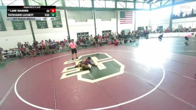156-170 lbs 1st Place Match - Lane Warden, Team Fusion vs Tayshawn Luckett, DC Elite