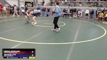 130 lbs Round 3 - Sienna Mickelson, Kodiak Wrestling Club vs Brynlee Lutz, Mat-Su Matmen