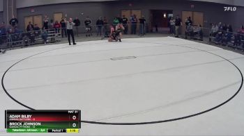 129 lbs Round 2 (8 Team) - Brock Johnson, Kansas Pythons vs Adam Bilby, Kansas Rattlers