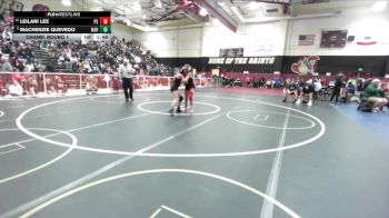 125 lbs Champ. Round 1 - Mackenzie Quevedo, Warren vs Leilani Lee, Palm Springs