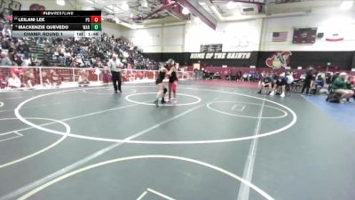 125 lbs Champ. Round 1 - Mackenzie Quevedo, Warren vs Leilani Lee, Palm Springs