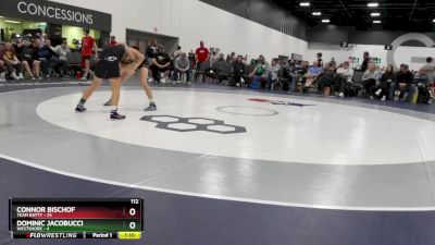 112 lbs Round 5 (6 Team) - Connor Bischof, Team Batty vs Dominic Jacobucci, Westshore