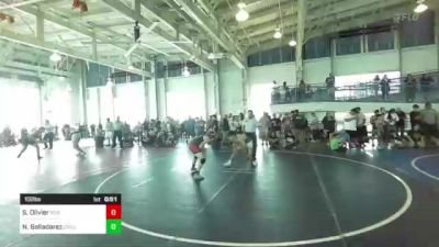 102 lbs Consi Of 8 #2 - Samuel Olivier, Riverside Rascals vs Noah Balladarez, Cvbjj