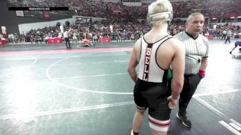 150 lbs Champ. Round 2 - Evan Strande, Sussex Sabercats Wrestling Club vs Carter Bell, Ripon