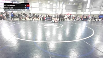 U23 Women - 57 lbs Cons. Round 2 - Leilani Lazaro, CA vs Erica Grant, WA