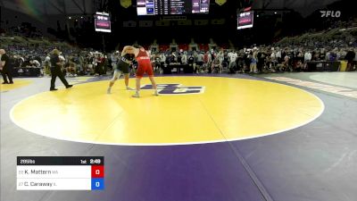 285 lbs Cons 16 #1 - Koen Mattern, WA vs Cooper Caraway, IL