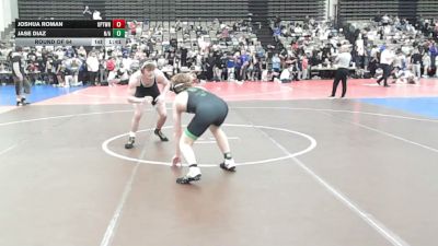 140-H lbs Round Of 64 - Joshua Roman, Upper Township vs Jase Diaz, N/A