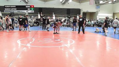 106 lbs Rr Rnd 6 - Yusuf Konte, Warhawks Wrestling Inc. - MSE vs Marco Lettini, Ruthless Maize - MSE