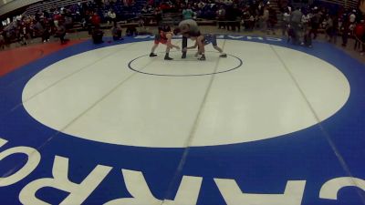 14U Boys - 100 lbs Cons. Round 2 - James Jr. Sanders, Florida vs Tripp Demske, Midwest Xtreme Wrestling