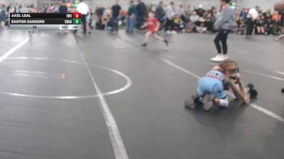 48 lbs Finals (8 Team) - Easton Sanders, Contenders WA Blue vs Axel Leal, Empyre WC