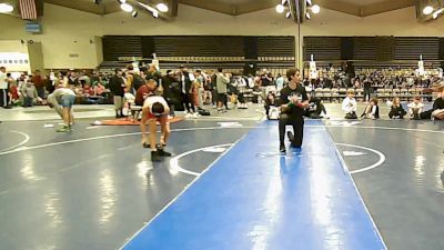 97 lbs Rr Rnd 8 - Peter Devino, Ruthless Maize - MSE vs Coby Leon, Mat Assassins Red - MSE