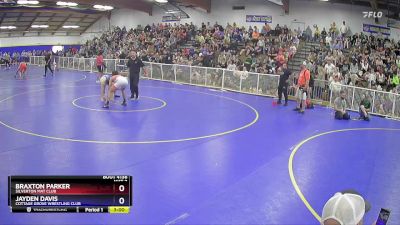 144 lbs Cons. Round 3 - Braxton Parker, Silverton Mat Club vs Jayden Davis, Cottage Grove Wrestling Club