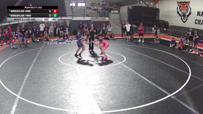 85-90 lbs Champ. Round 1 - Ali Plato, Idaho vs Vayda Chavez, Nevada