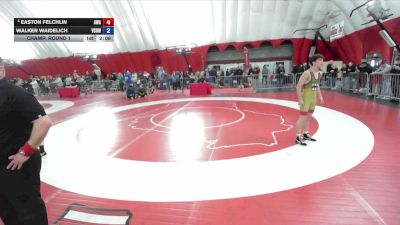 132 lbs Champ. Round 1 - Easton Felchlin, Askren Wrestling Academy vs Walker Waidelich, Victory School Of Wrestling