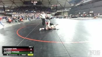 Girls 1B/2B/1A/2A 145 Quarterfinal - Alondra Morales, Royal (Girls) vs Lucyanna Dahl, Blaine (Girls)