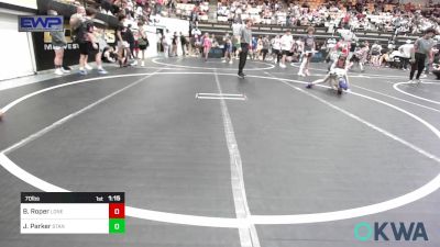 70 lbs Rr Rnd 2 - Brady Roper, Lone Grove Takedown Club vs Jackson Parker, Standfast OKC