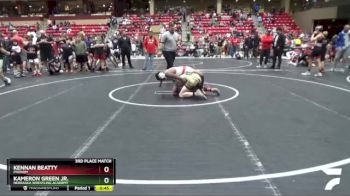 120 lbs 3rd Place Match - Kennan Beatty, Phenom vs Kameron Green Jr., Nebraska Wrestling Academy