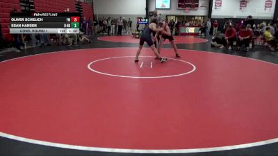 132 lbs Cons. Round 1 - Oliver Schelich, Fort Madison vs Sean Hansen, Burlington Notre Dame