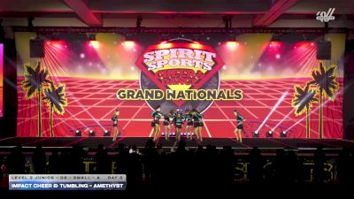 Impact Cheer & Tumbling - Amethyst [2026 L3 Junior - D2 - Small - A Day 3] 2026 Spirit Sports Grand Nationals