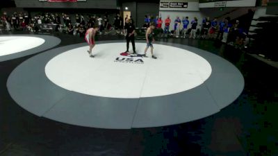 120 lbs Jack Laughlin, CMWA - Coastal Mountain Wrestling Association vs Ryder Doleschal, BAWA-Bay Area Wrestling Association